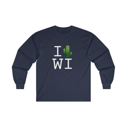 "I Cactus Wisconsin" Long Sleeve Shirt