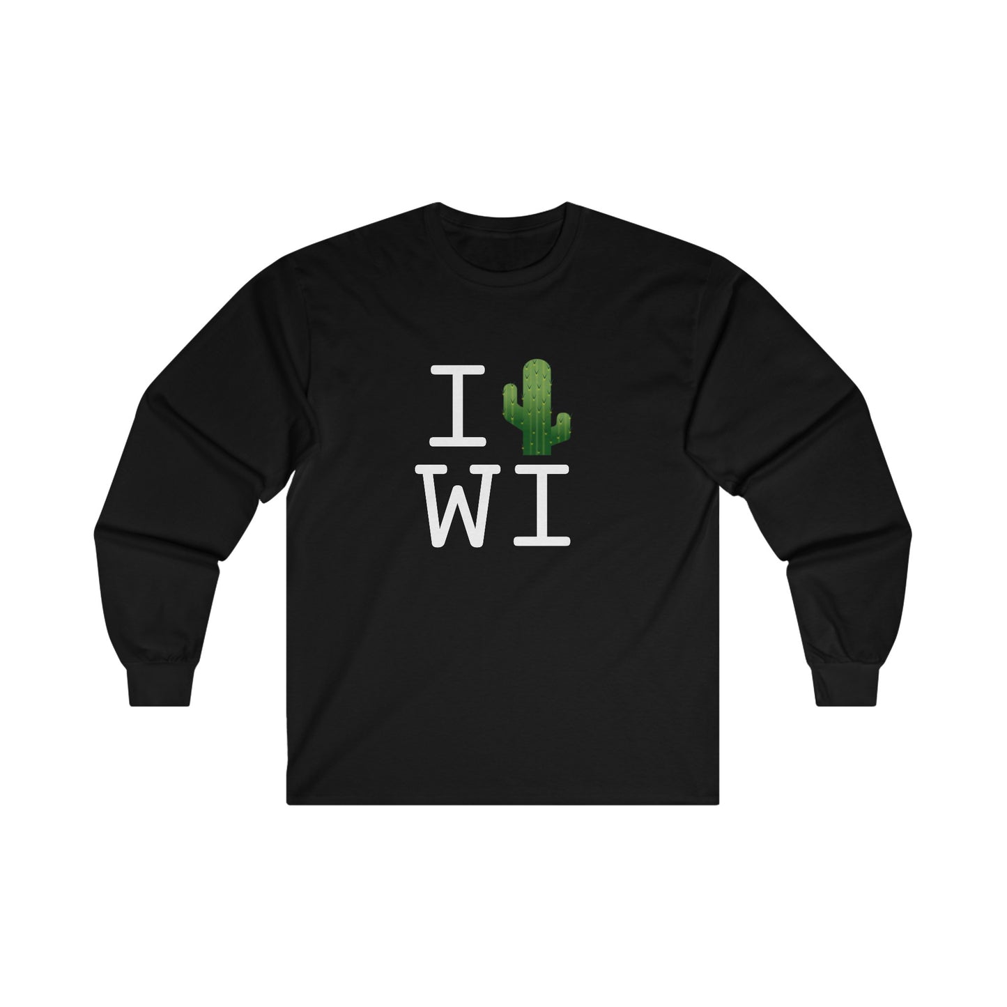 "I Cactus Wisconsin" Long Sleeve Shirt