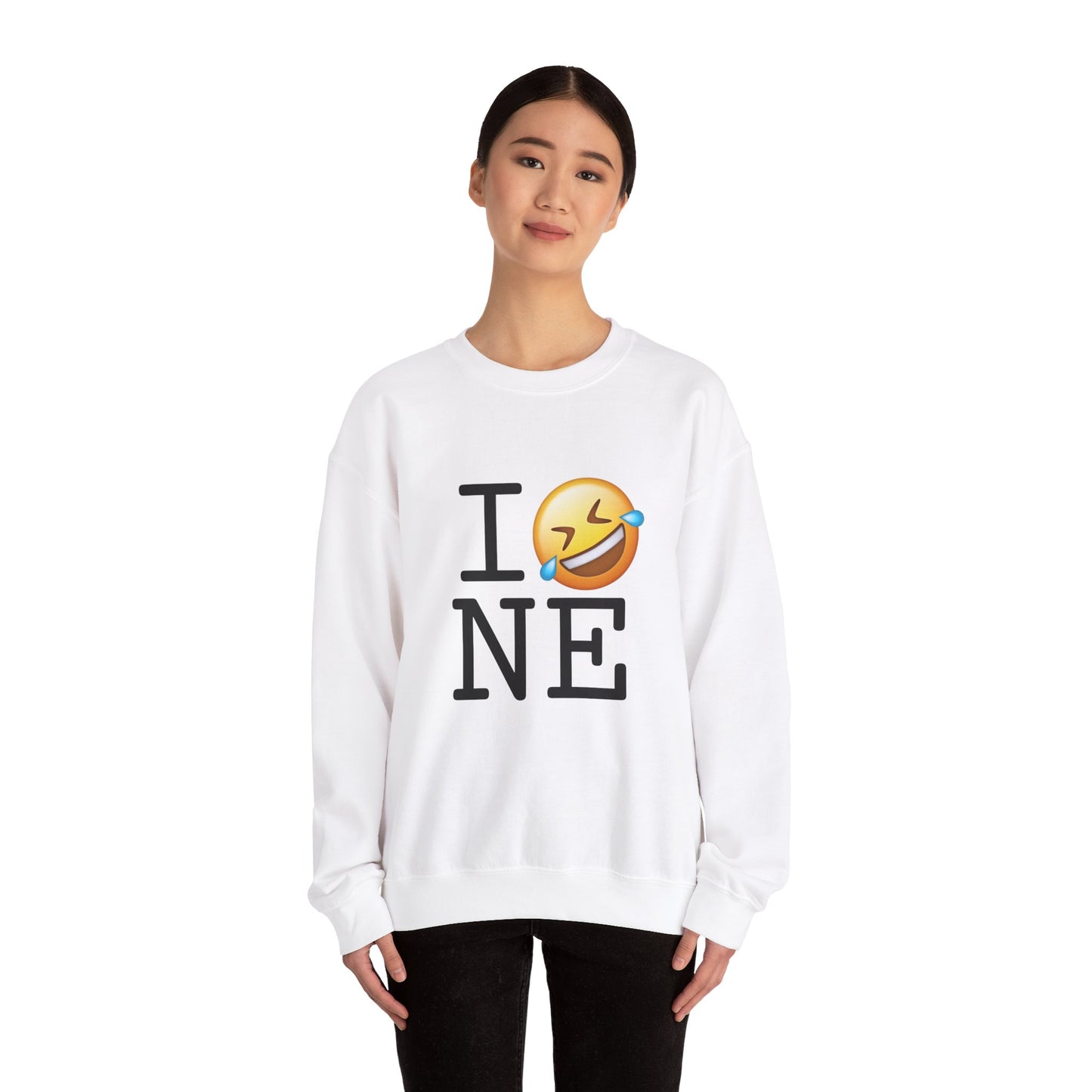 "I Laugh Hard (LMFAO) at Nebraska" Sweatshirt