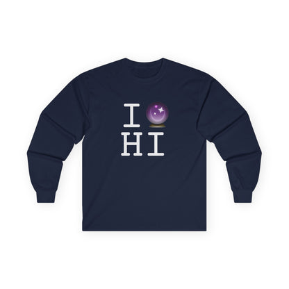 "I Predict the Future (Crystal Ball) of Hawaii" Long Sleeve Shirt