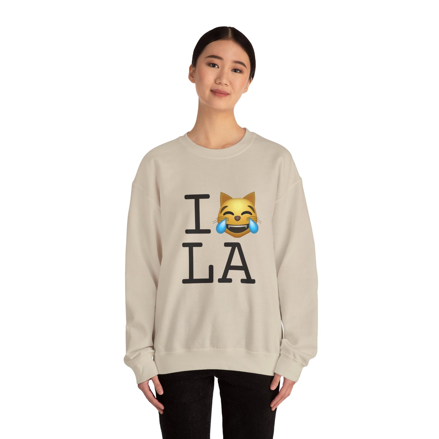 "I'm Laughing like a Cat at Louisiana" Sweatshirt