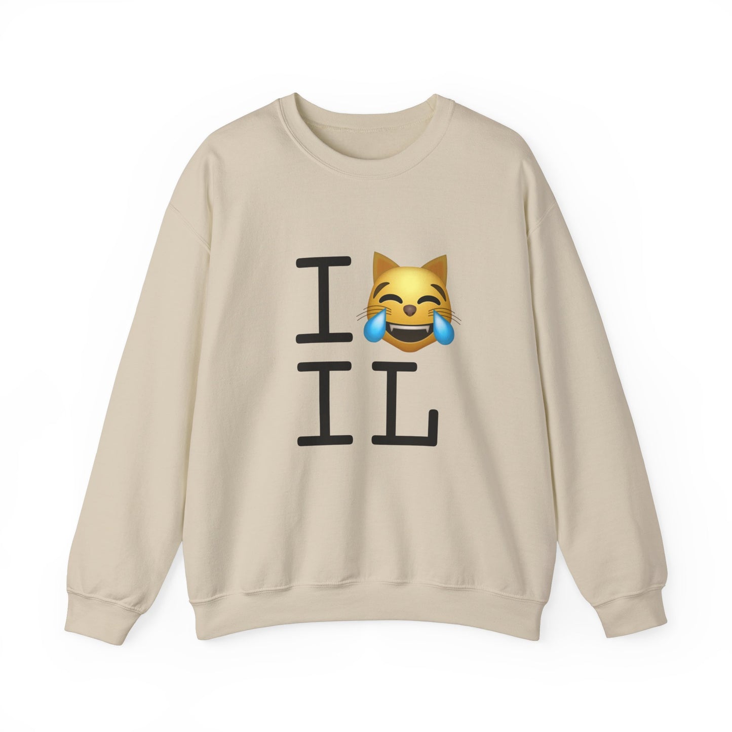 "I'm Laughing like a Cat at Illinois" Sweatshirt