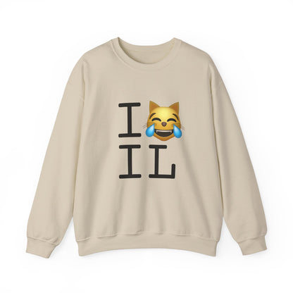 "I'm Laughing like a Cat at Illinois" Sweatshirt