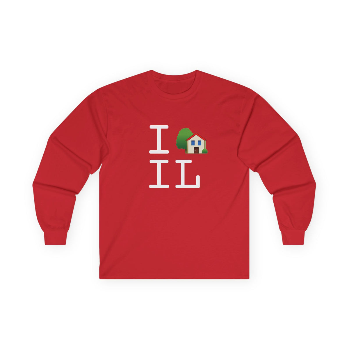 "I'm Home in Illinois" Long Sleeve Shirt