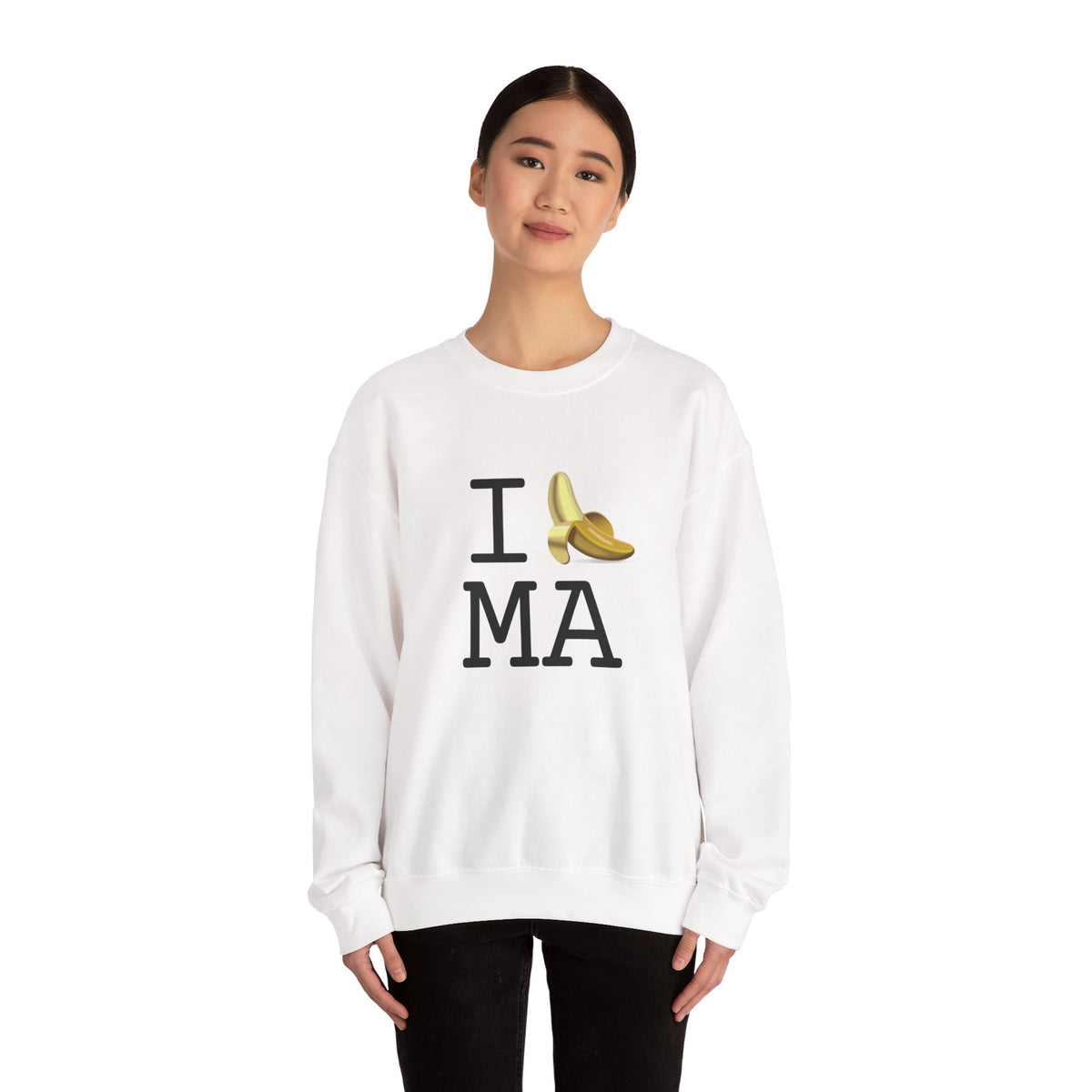 "I'm Bananas about Massachusetts" Sweatshirt