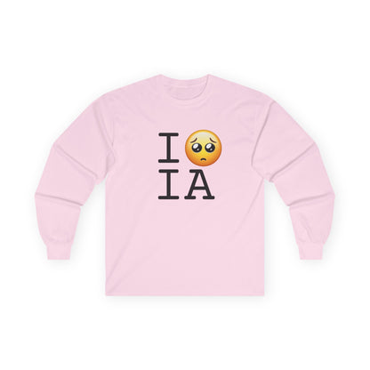"I'm Begging about Iowa" Long Sleeve Shirt