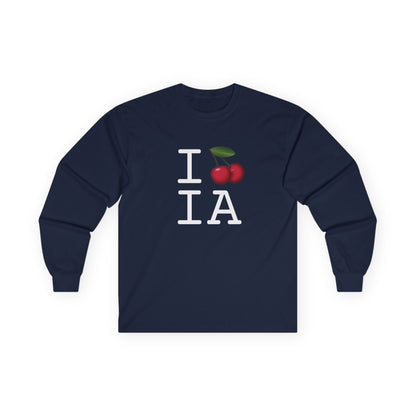 "I Cherry Iowa" Long Sleeve Shirt