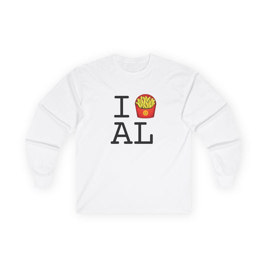 "I French Fries Alabama" Long Sleeve Shirt