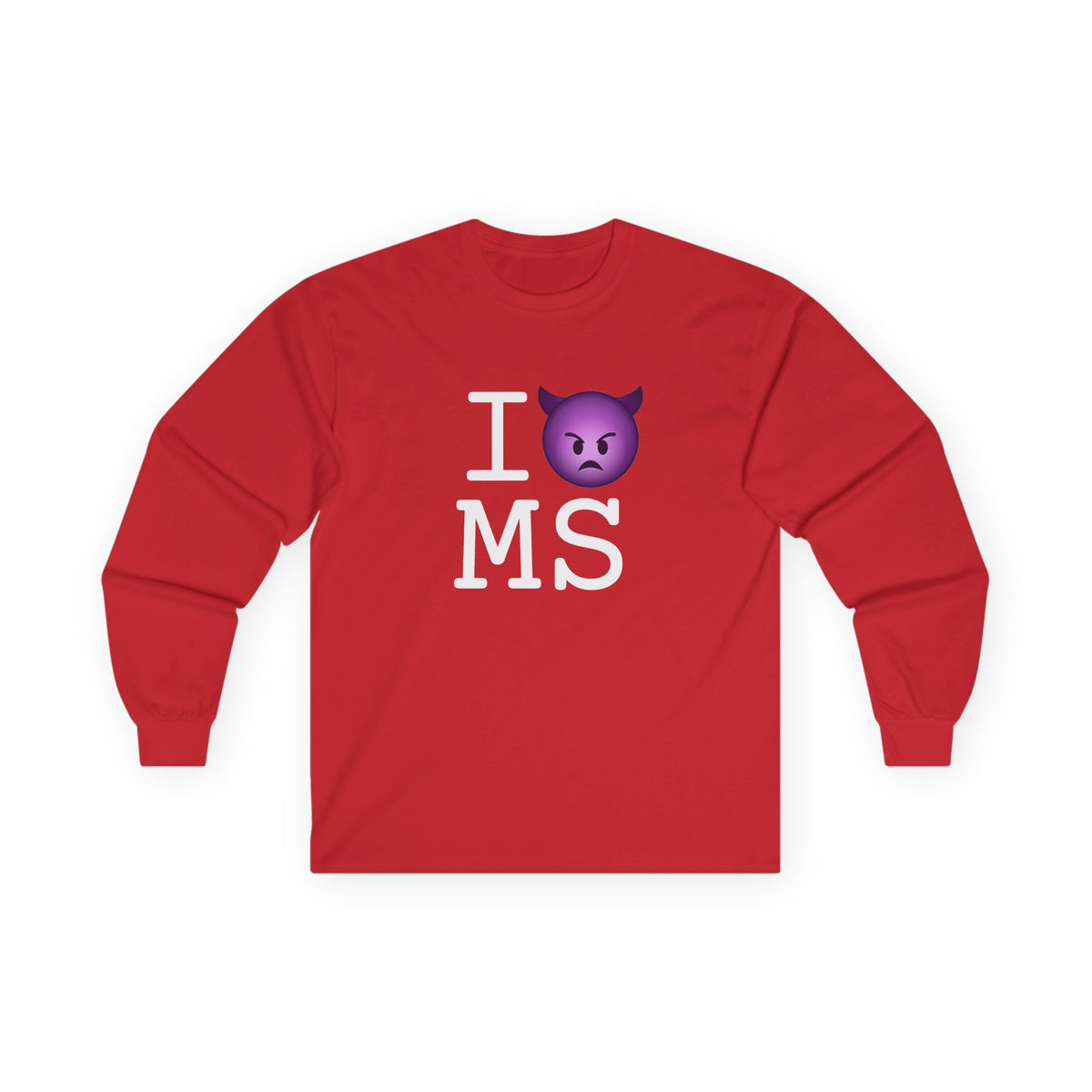 "I'm an Angry Devil about Mississippi" Long Sleeve Shirt