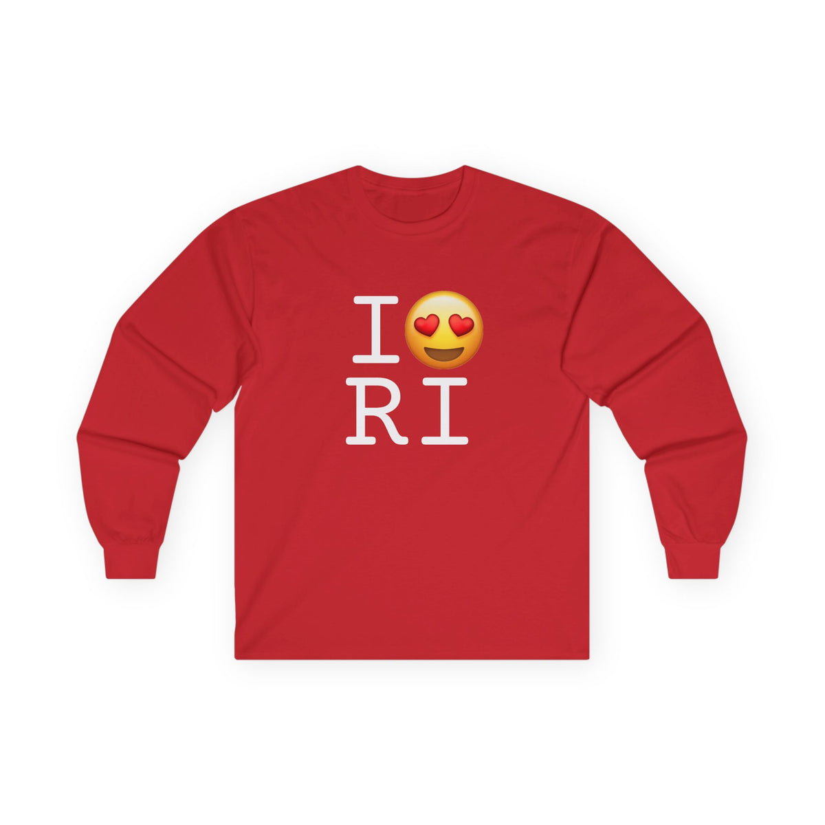 "I have Heart Eyes for Rhode Island" Long Sleeve Shirt