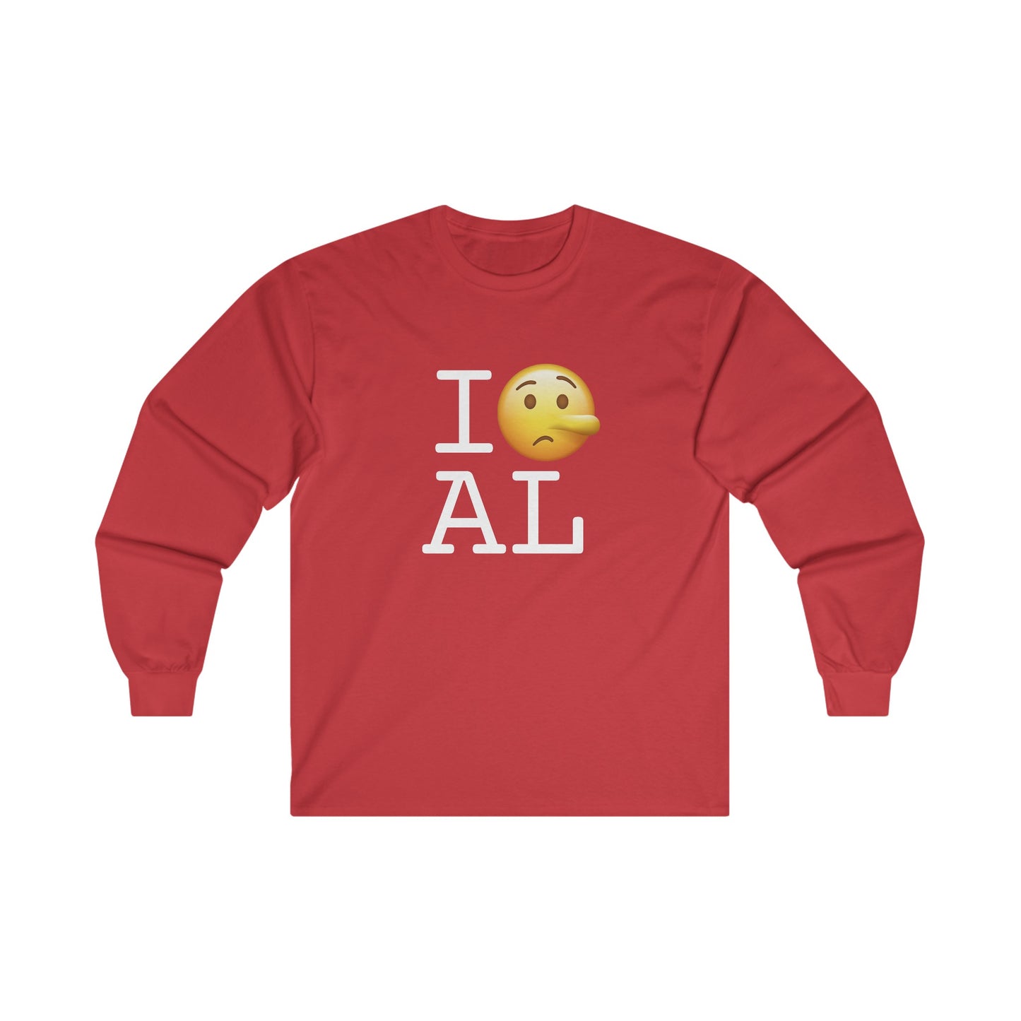 "I Lie about Alabama" Long Sleeve Shirt