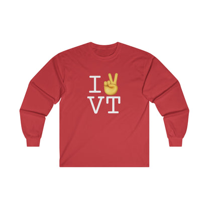 "I Show Peace to Vermont" Long Sleeve Shirt