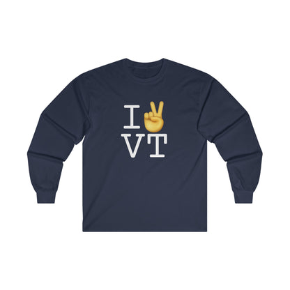 "I Show Peace to Vermont" Long Sleeve Shirt