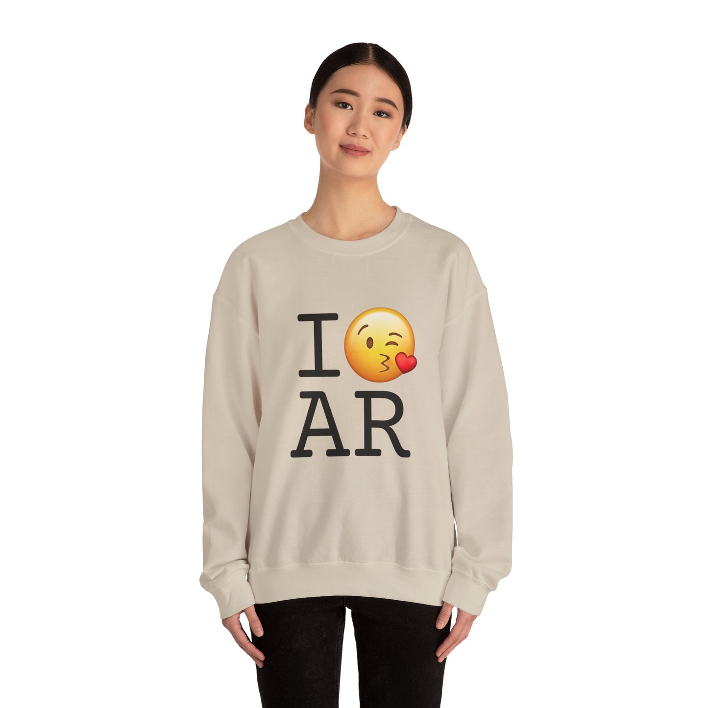 "I Blow a Kiss at Arkansas" Sweatshirt