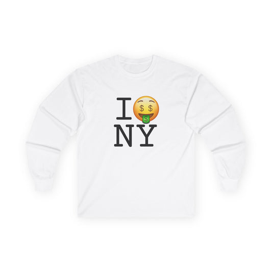 "I Get Rich in New York" Long Sleeve Shirt
