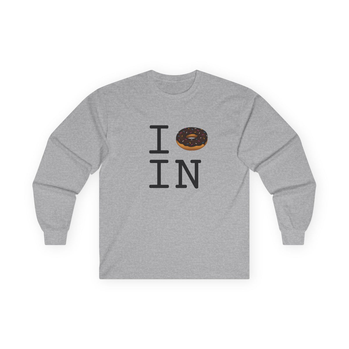 "I Donut Indiana" Long Sleeve Shirt