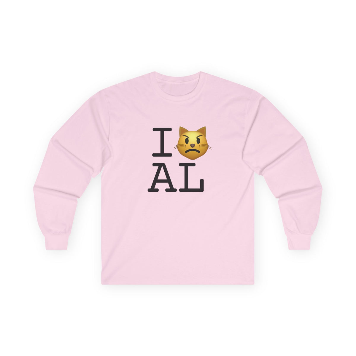 "I'm a Pouting Cat about Alabama" Long Sleeve Shirt