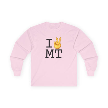 "I Show Peace to Montana" Long Sleeve Shirt