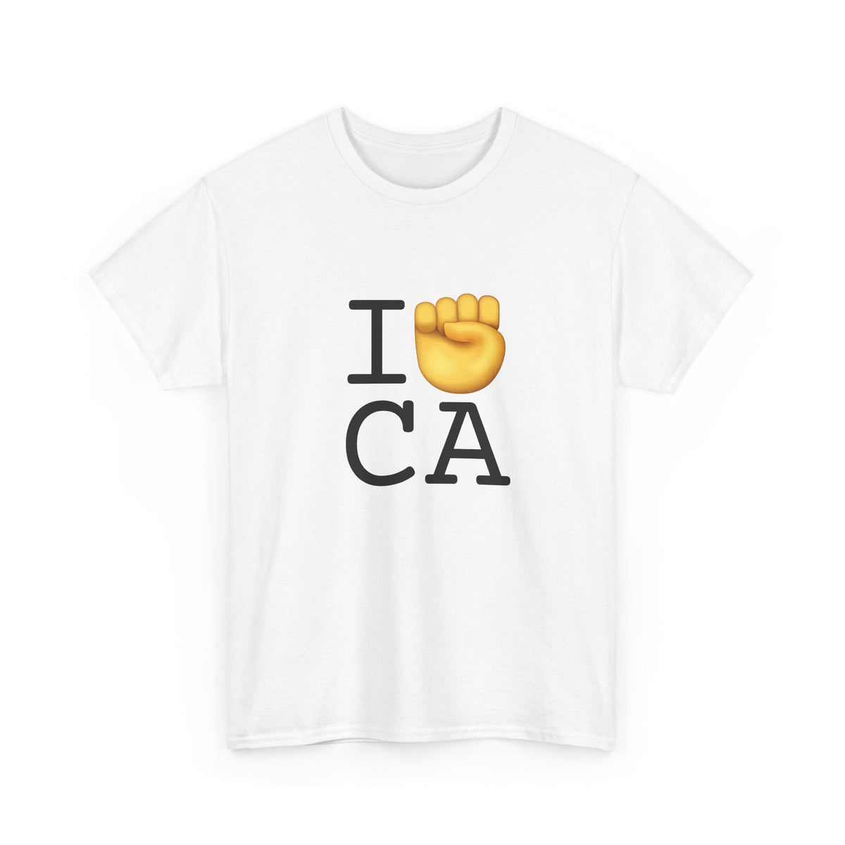 "I Raise my Fist with California" Tee