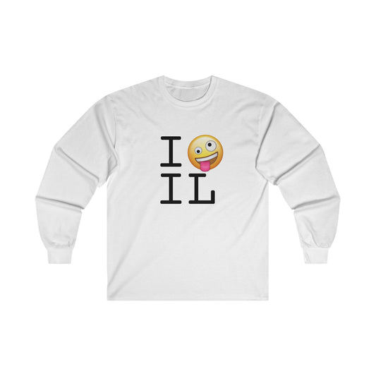 "I'm Crazy about Illinois" Long Sleeve Shirt