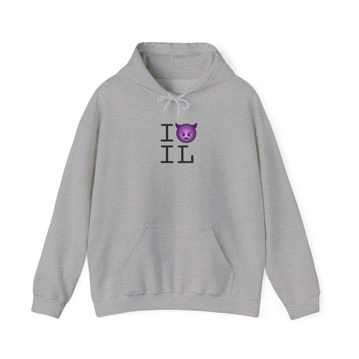"I'm an Angry Devil about Illinois" Hoodie