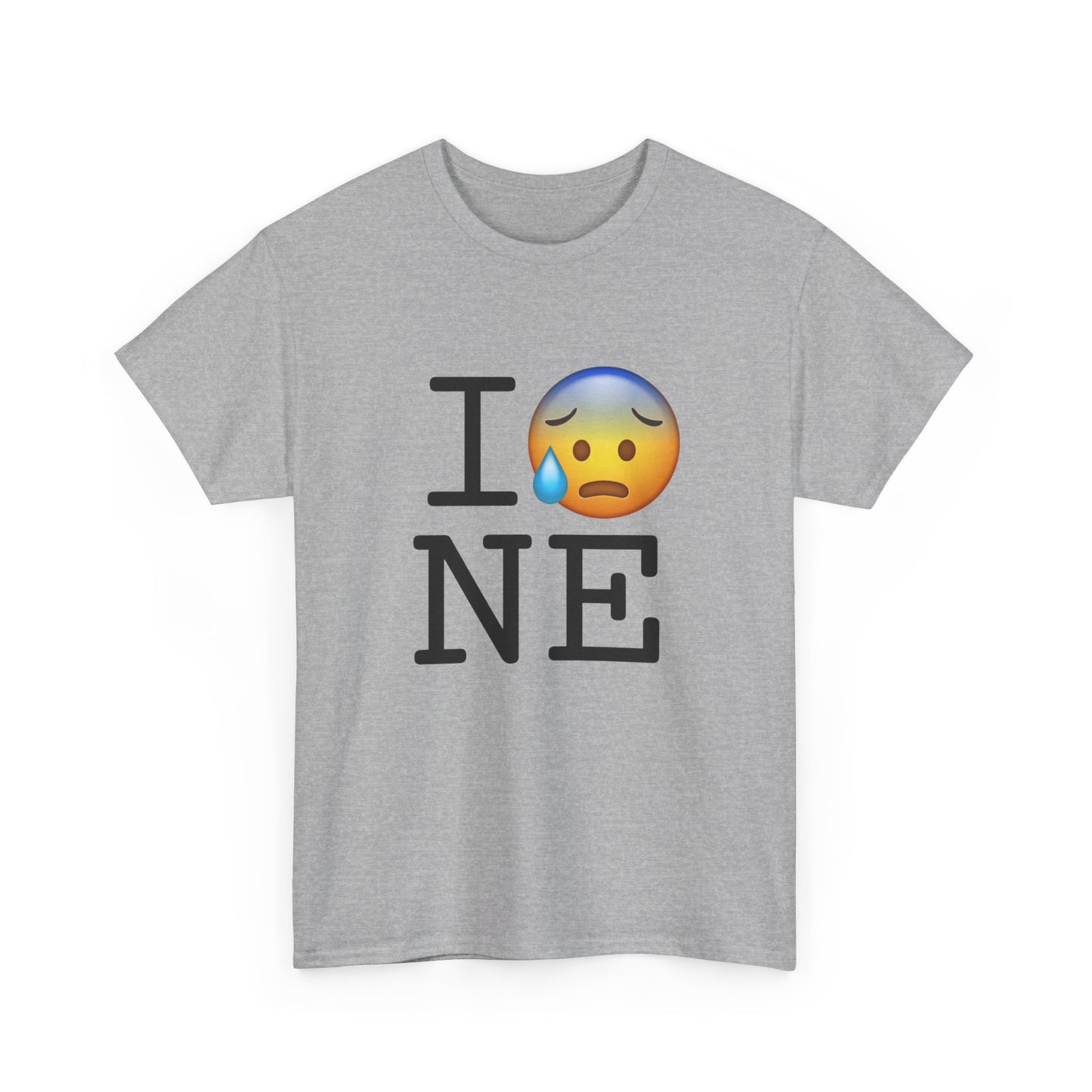 "I'm Anxiously Sweating in Nebraska" Tee