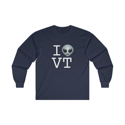 "I Feel Alien in Vermont" Long Sleeve Shirt