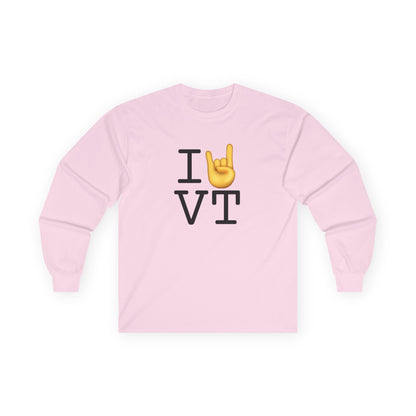 "I Rock On with Vermont" Long Sleeve Shirt