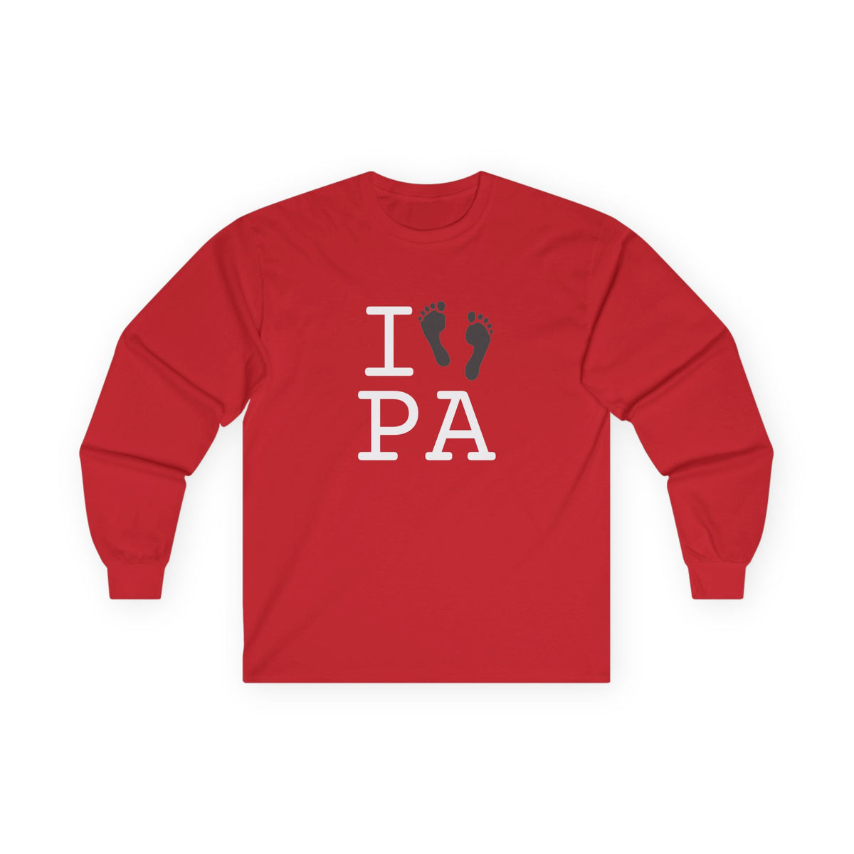 "I leave Footsteps in Pennsylvania" Long Sleeve Shirt