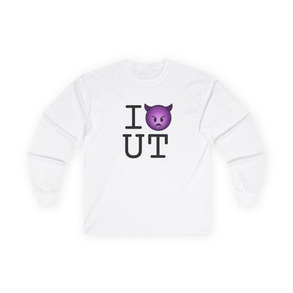 "I'm an Angry Devil about Utah" Long Sleeve Shirt