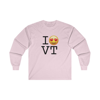 "I have Heart Eyes for Vermont" Long Sleeve Shirt