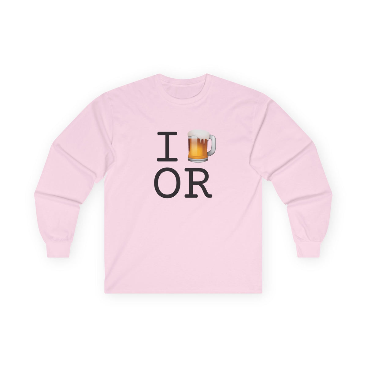 "I Beer Oregon" Long Sleeve Shirt