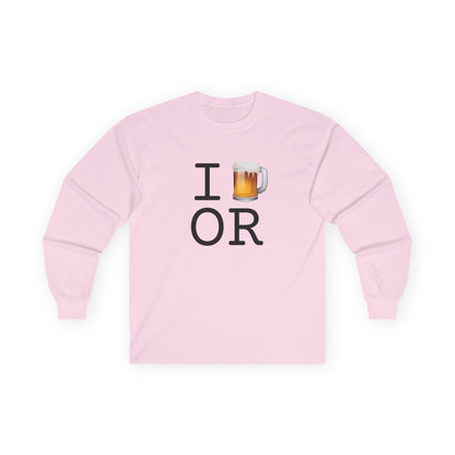 "I Beer Oregon" Long Sleeve Shirt