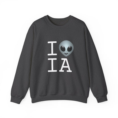 "I Feel Alien in Iowa" Sweatshirt