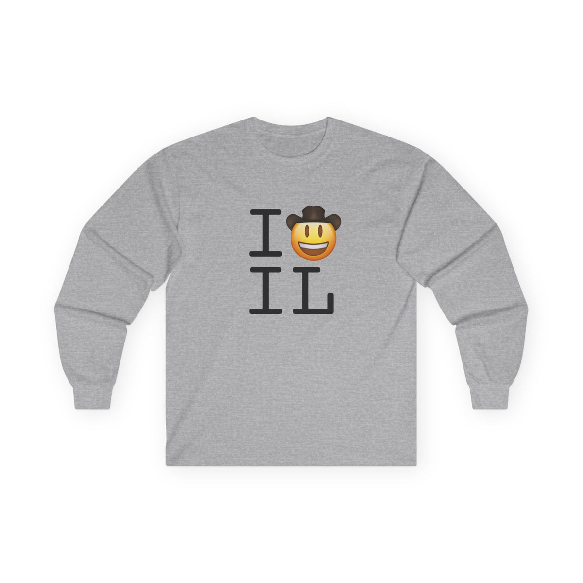 "I'm a Cowboy or Cowgirl in Illinois" Long Sleeve Shirt