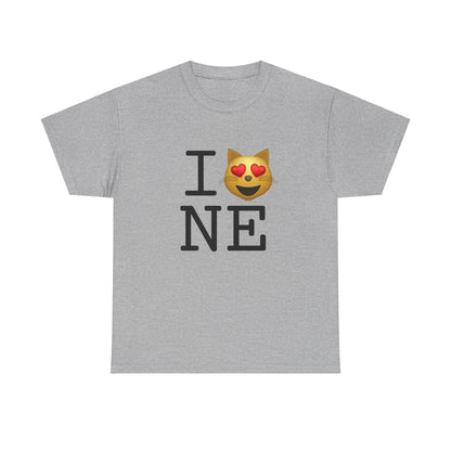 "I'm a Cat that Loves Nebraska" Tee