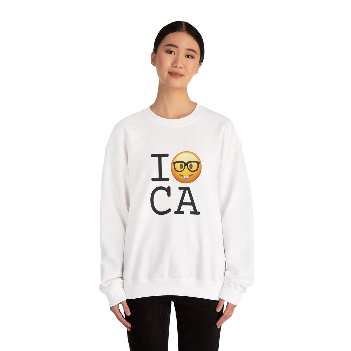 "I'm a Nerd about California" Sweatshirt