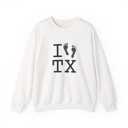 "I leave Footsteps in Texas" Sweatshirt