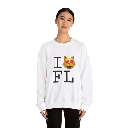 "I'm a Cat that Loves Florida" Sweatshirt