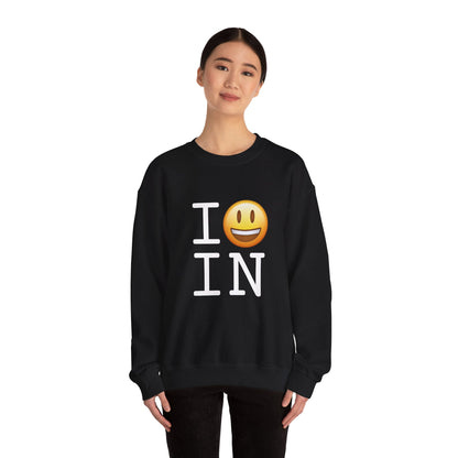 "I'm Happy about Indiana" Sweatshirt