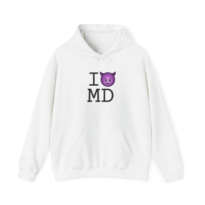 "I'm an Angry Devil about Maryland" Hoodie