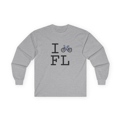 "I Bicycle Florida" Long Sleeve Shirt