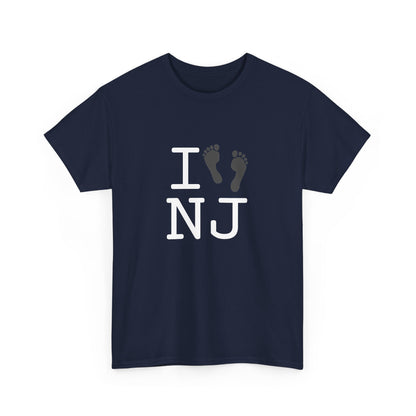 "I leave Footsteps in New Jersey" Tee