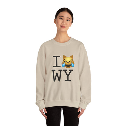 "I'm Laughing like a Cat at Wyoming" Sweatshirt