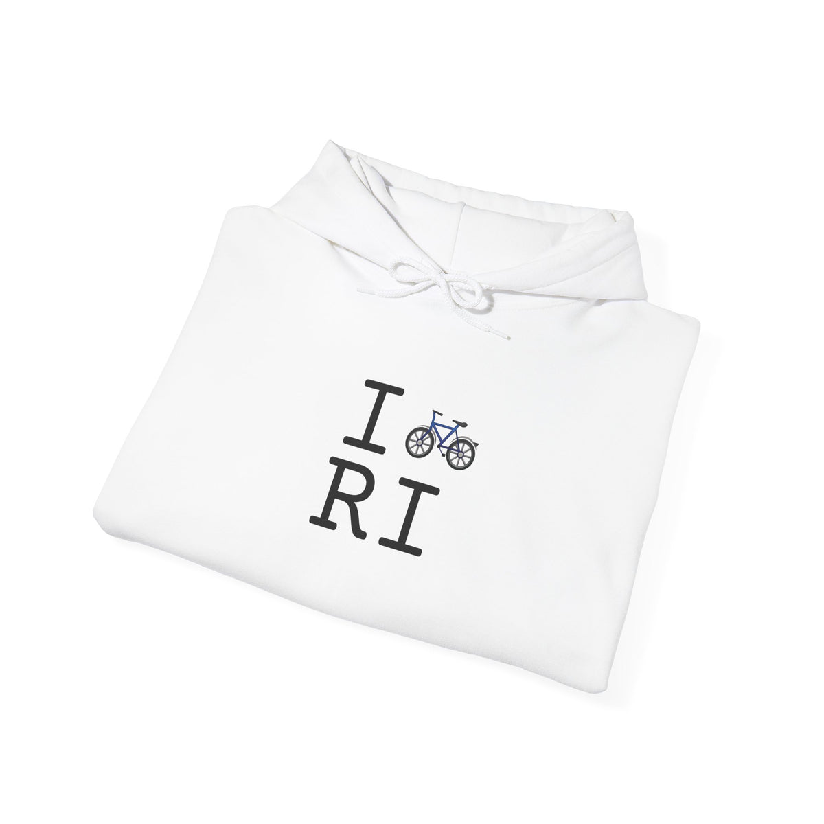 "I Bicycle Rhode Island" Hoodie