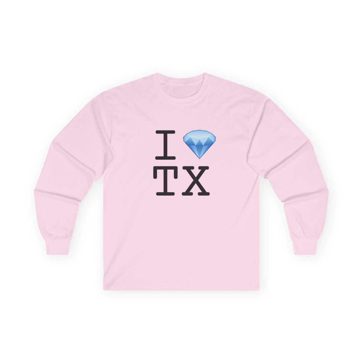 "I Diamond Texas" Long Sleeve Shirt