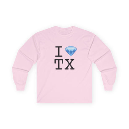"I Diamond Texas" Long Sleeve Shirt