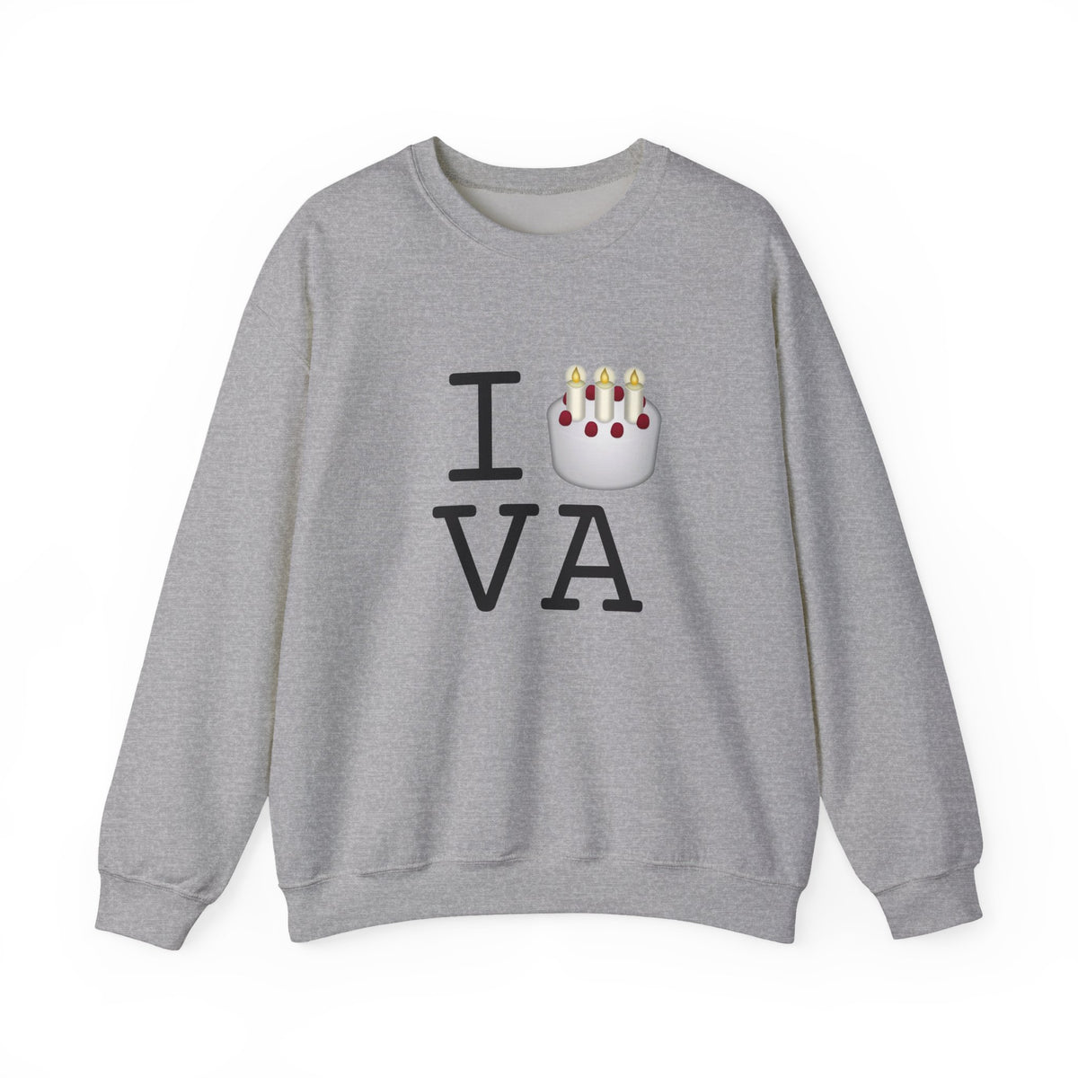 "I Birthday Cake Virginia" Sweatshirt