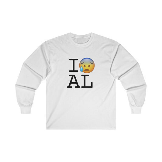 "I'm Anxiously Sweating in Alabama" Long Sleeve Shirt