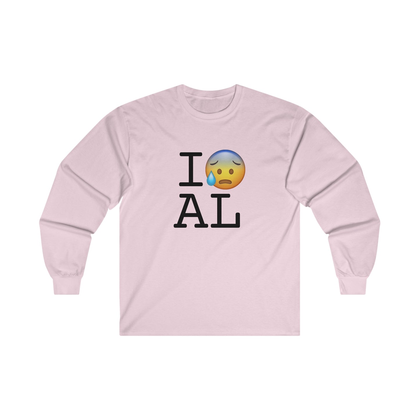 "I'm Anxiously Sweating in Alabama" Long Sleeve Shirt